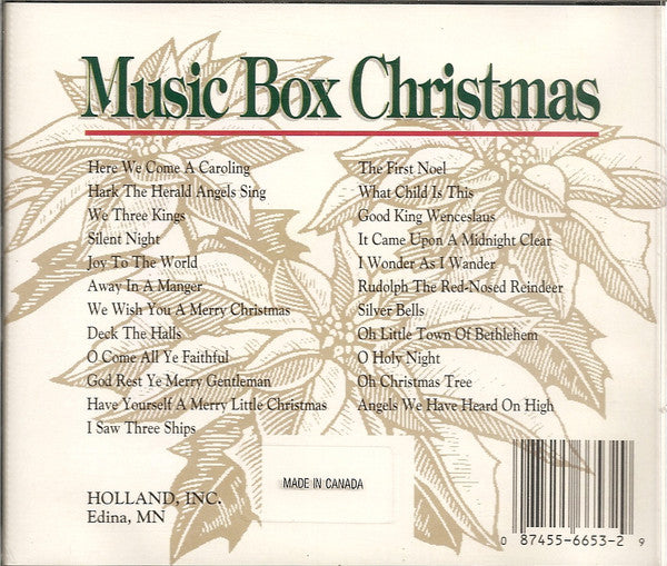Unknown Artist : Music Box Christmas (CD, Album)