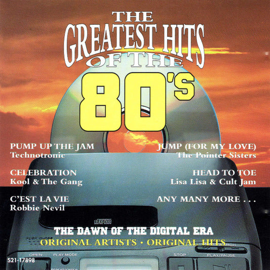 Various : The Greatest Hits Of The 80's - The Dawn Of The Digital Era (CD, Comp)
