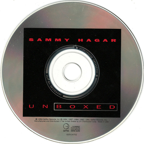 Sammy Hagar : Unboxed (CD, Comp, RE, Uni)