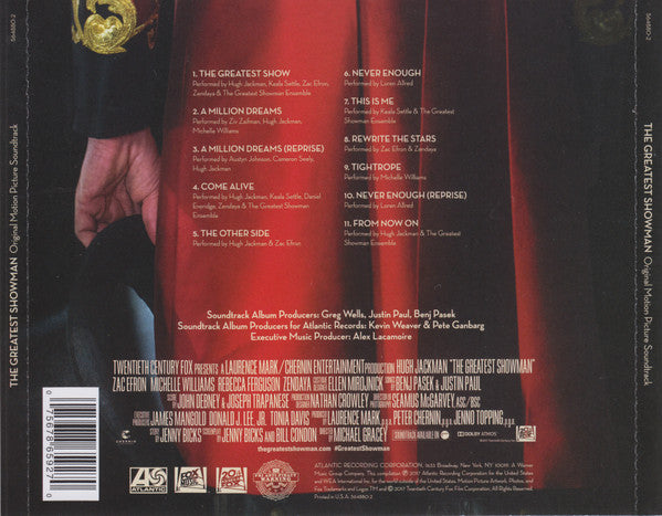 Various, Benj Pasek, Justin Paul (5) : The Greatest Showman (Original Motion Picture Soundtrack) (CD, Album)