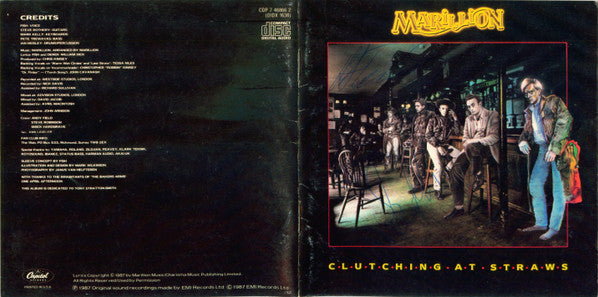 Marillion : Clutching At Straws (CD, Album)