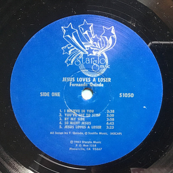 Fernando Quinde : Jesus Loves A Loser (LP, Album)