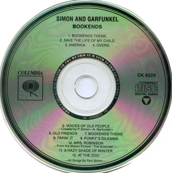 Simon & Garfunkel : Bookends (CD, Album, RE, Pit)
