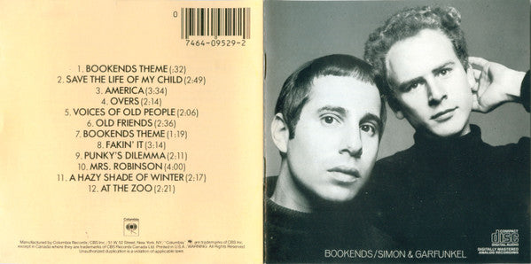 Simon & Garfunkel : Bookends (CD, Album, RE, Pit)