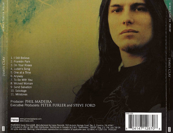 James Clay (4) : James Clay (CD, Album)