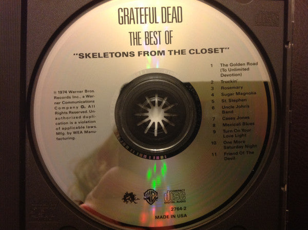 The Grateful Dead : The Best Of The Grateful Dead: Skeletons From The Closet (CD, Comp)
