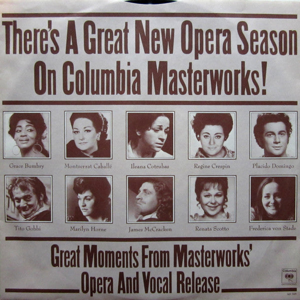 Various : 1976 Masterworks Sampler No. 8 (LP, Comp, Promo, Smplr)