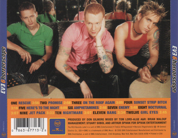 Eve 6 : Horrorscope (CD, Album)
