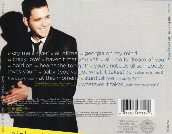 Michael Bublé : Crazy Love (CD, Album)