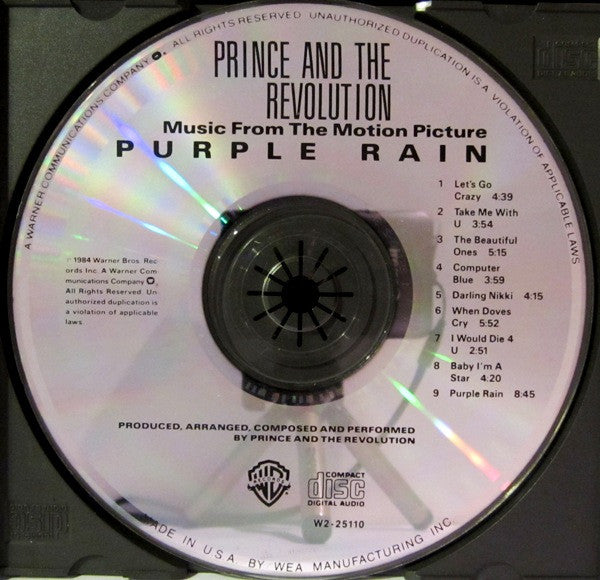 Prince And The Revolution : Purple Rain (CD, Album, Club, RE)