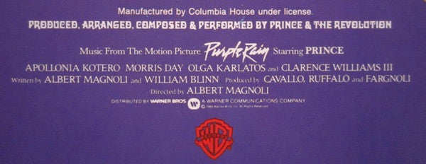 Prince And The Revolution : Purple Rain (CD, Album, Club, RE)