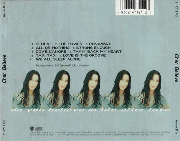 Cher : Believe (CD, Album, Wea)