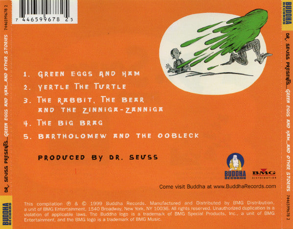 Dr. Seuss, Marvin Miller : Dr. Seuss Presents Green Eggs And Ham / Yertle The Turtle And Other Stories (CD, Comp)