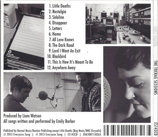 Emily Barker : The Toerag Sessions (CD, Album)