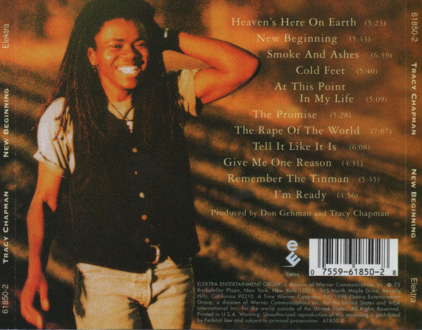 Tracy Chapman : New Beginning (CD, Album, RE, WEA)