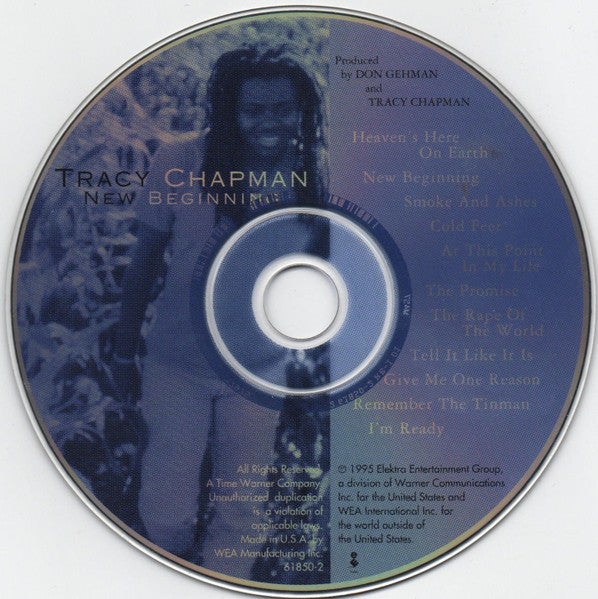 Tracy Chapman : New Beginning (CD, Album, RE, WEA)