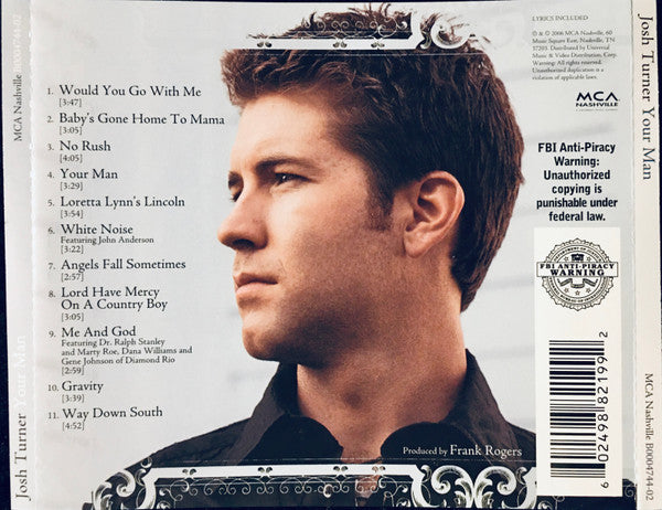 Josh Turner (2) : Your Man (CD, Album)