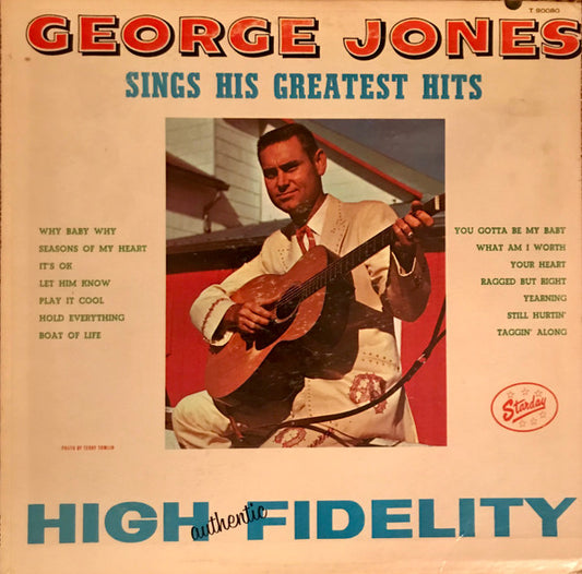 George Jones (2) : George Jones Sings His Greatest Hits (LP, Album, Mono, Club)