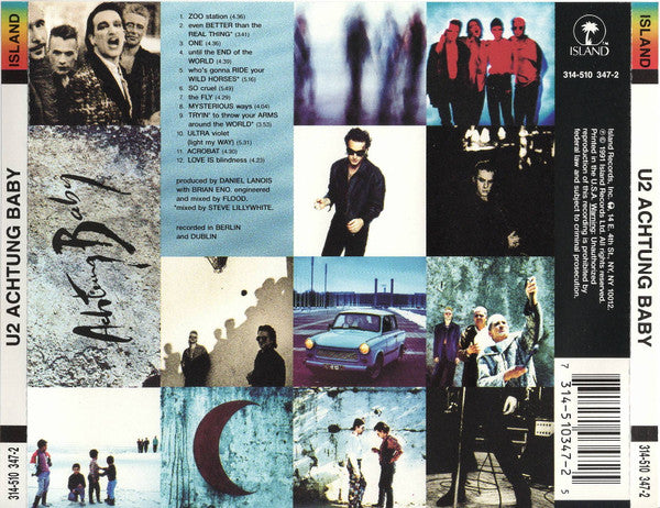 U2 : Achtung Baby (CD, Album)