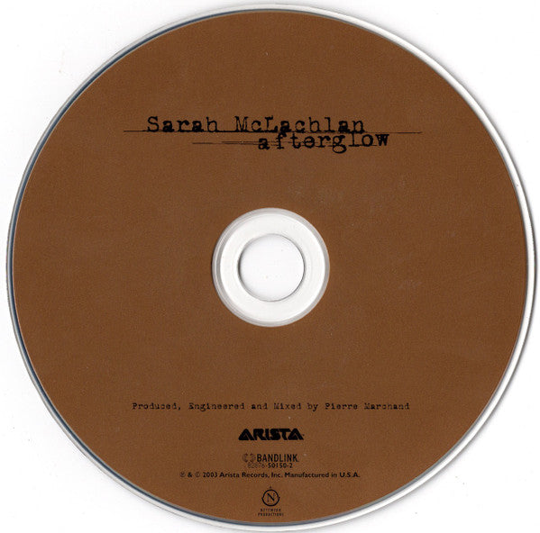Sarah McLachlan : Afterglow (CD, Album, Enh, Cin)