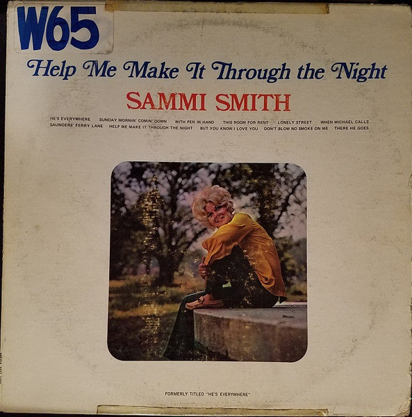 Sammi Smith : Help Me Make It Through The Night (LP, Album)