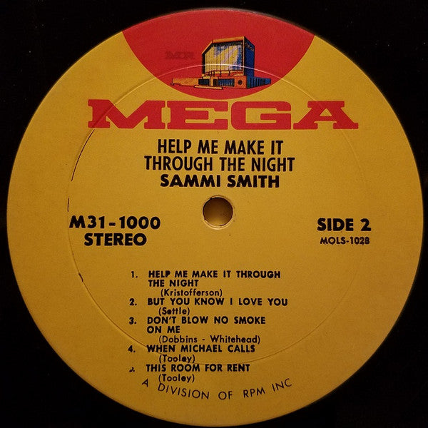 Sammi Smith : Help Me Make It Through The Night (LP, Album)