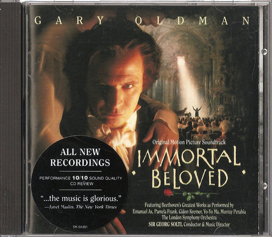Ludwig Van Beethoven / Georg Solti, Emanuel Ax, Pamela Frank, Gidon Kremer, Yo-Yo Ma, Murray Perahia, London Symphony Orchestra : Immortal Beloved (CD, RP)
