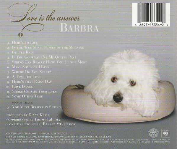 Barbra Streisand : Love is the Answer (CD, Album)