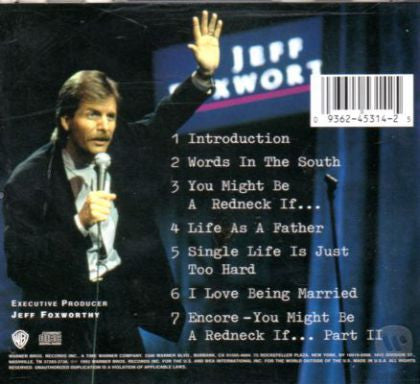 Jeff Foxworthy : You Might Be A Redneck If... (CD, Album, RE)