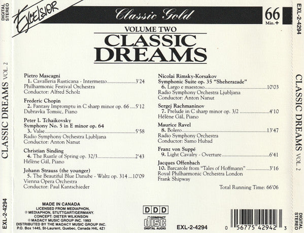 Various : Classic Dreams Volume Two (CD, Comp)