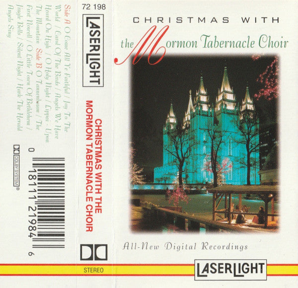 Mormon Tabernacle Choir : Christmas With The Mormon Tabernacle Choir (Cass, Album)