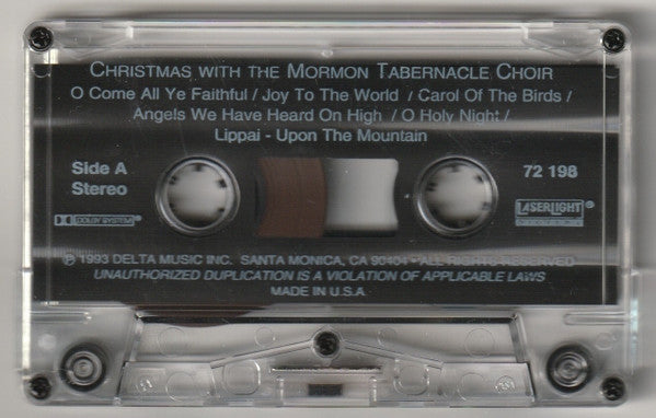 Mormon Tabernacle Choir : Christmas With The Mormon Tabernacle Choir (Cass, Album)