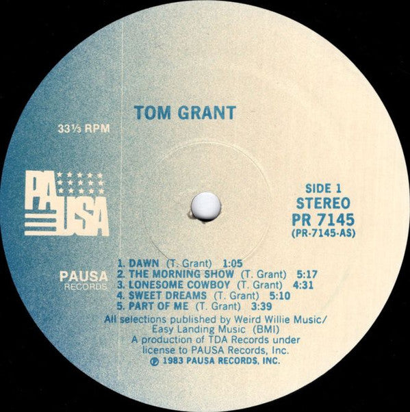 Tom Grant  - Tom Grant (LP) (VG) - Endless Media