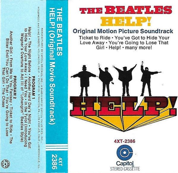 The Beatles : Help! (Original Motion Picture Soundtrack) (Cass, Album, RE)