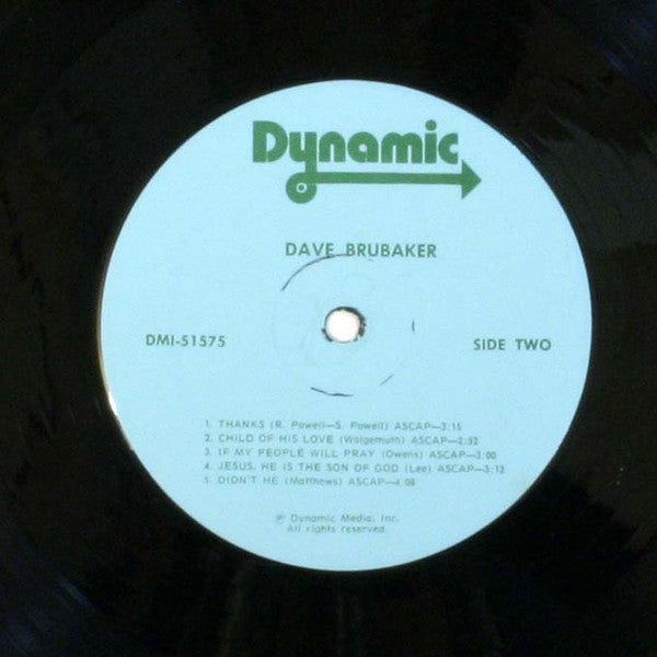 Dave Brubaker  - Didn't He (LP) (M) - Endless Media