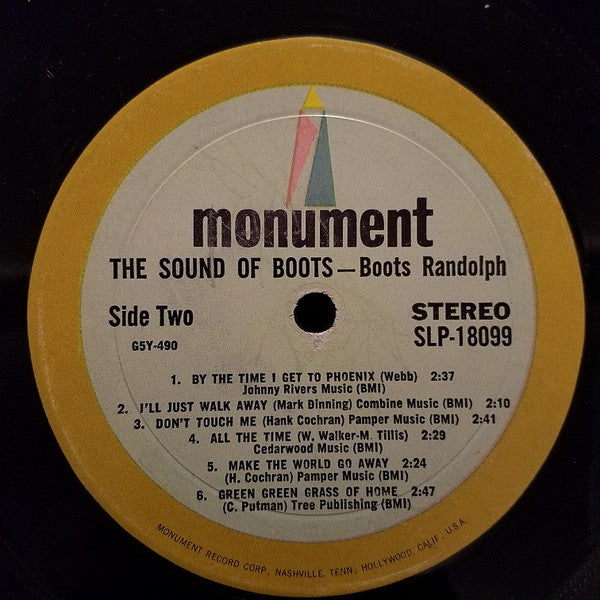 Boots Randolph - The Sound Of Boots (LP) (VG+) - Endless Media