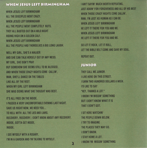 John Cougar Mellencamp : Human Wheels (CD, Album, Gol)