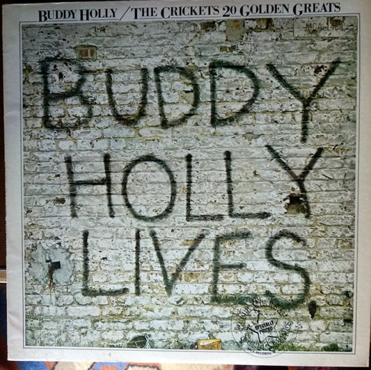 Buddy Holly / The Crickets (2) : 20 Golden Greats (LP, Comp, Mono, RE, Pin)