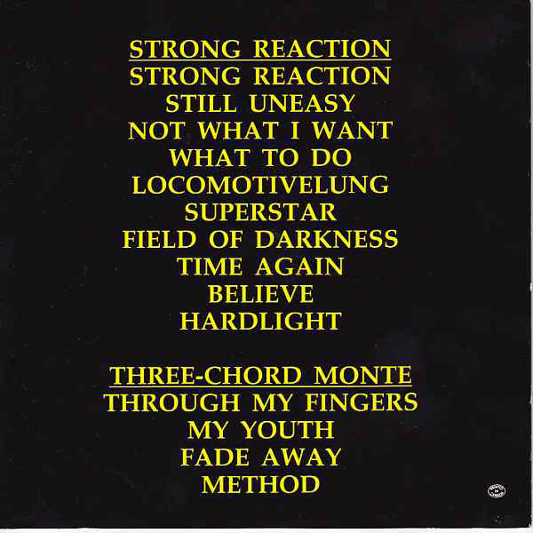 Pegboy : Strong Reaction / Three-Chord Monte (CD, Album, Comp)