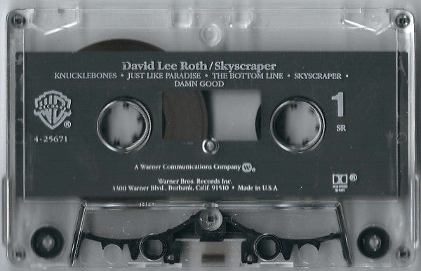 David Lee Roth : Skyscraper  (Cass, Album, SR)