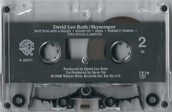 David Lee Roth : Skyscraper  (Cass, Album, SR)
