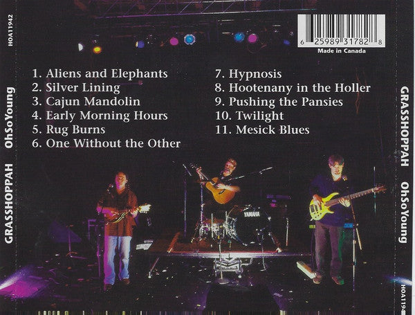 Grasshoppah : Oh So Young (CD, Album)