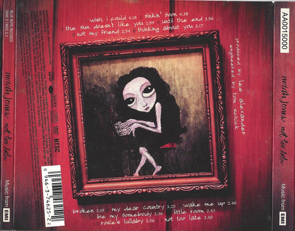Norah Jones : Not Too Late (CD, Album + DVD-V, Multichannel, NTSC + Dlx, Dig)
