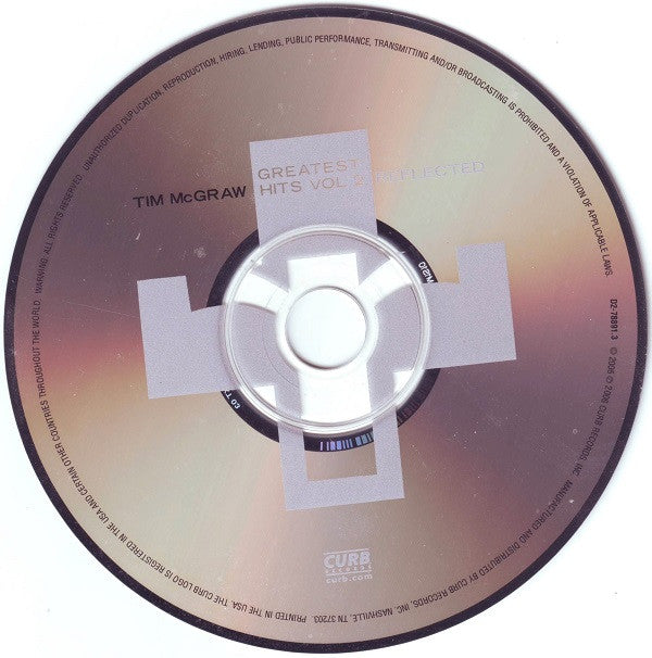 Tim McGraw : Greatest Hits Vol 2 Reflected (CD, Comp)