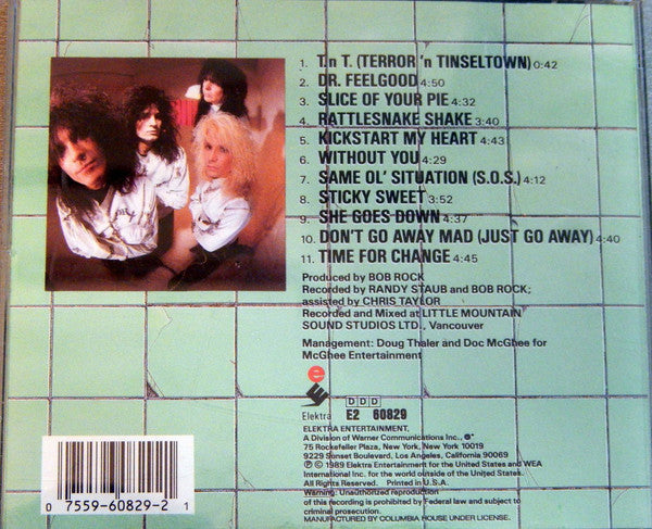 Mötley Crüe : Dr. Feelgood (CD, Album, Club, Col)