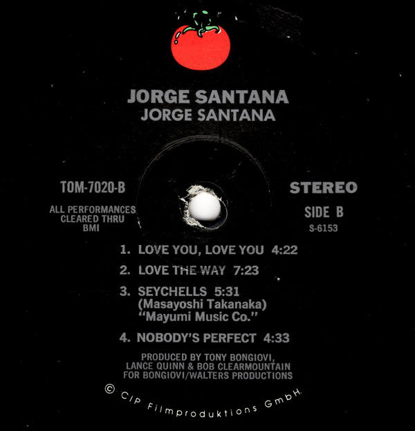 Jorge Santana : Jorge Santana (LP, Album, Rai)