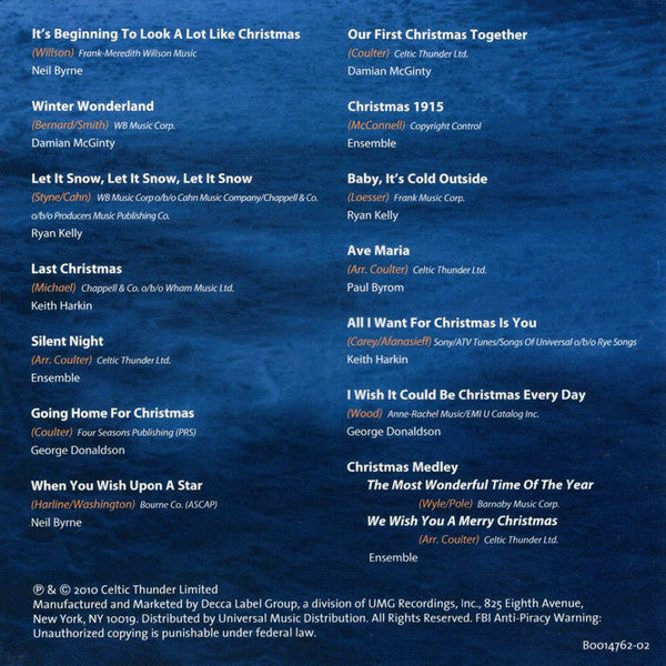 Celtic Thunder (2) : Christmas (CD, Album)