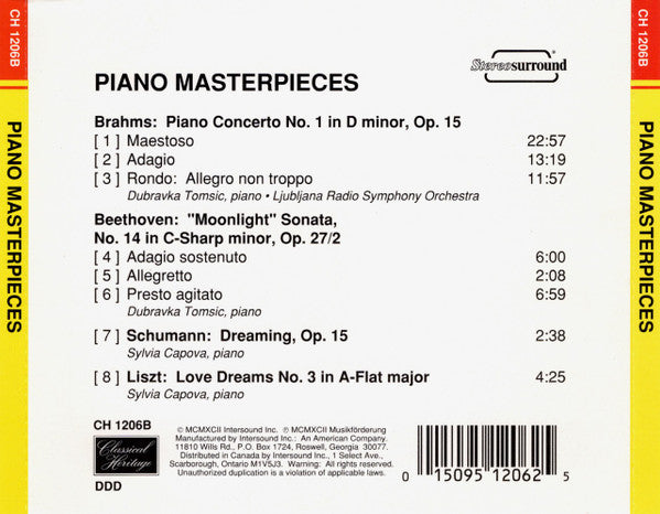 Various - Piano Masterpieces (CD) (VG+) - Endless Media