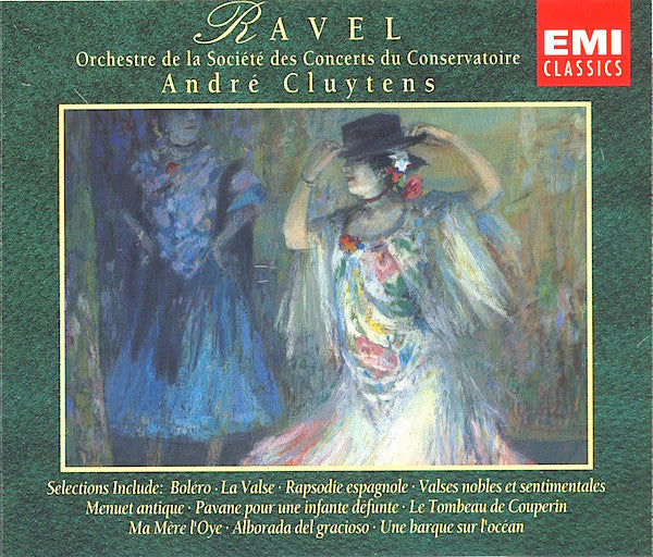 Maurice Ravel, André Cluytens, Orchestre De La Société Des Concerts Du Conservatoire : Boléro • La Valse • Rapsodie Espagnole, Et Al (2xCD, Comp)