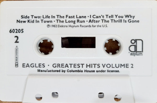 Eagles : Eagles Greatest Hits Volume 2 (Cass, Comp, Club)